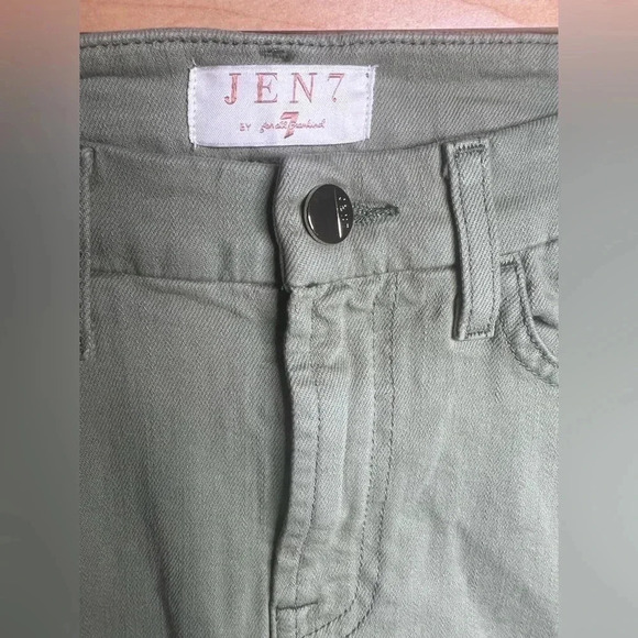 Jen7 by 7 for All Mankind - Pencil Skirt with Frayed Hem - Picture 3 of 7